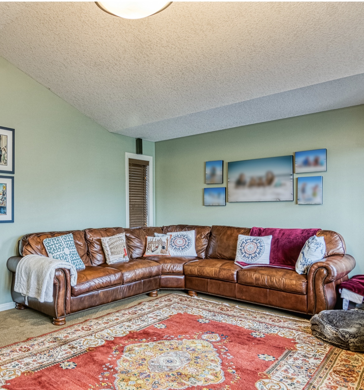 Timeless Authentic Leather Sectional – Rich Molasses Color