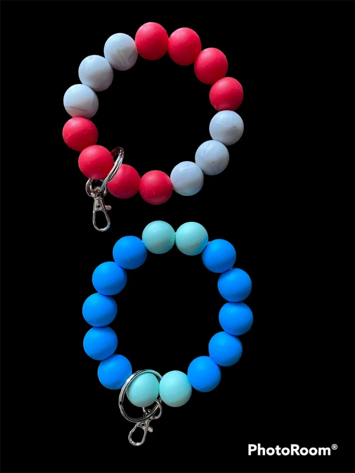 Silicone Bead Key Chain image indicator(10)