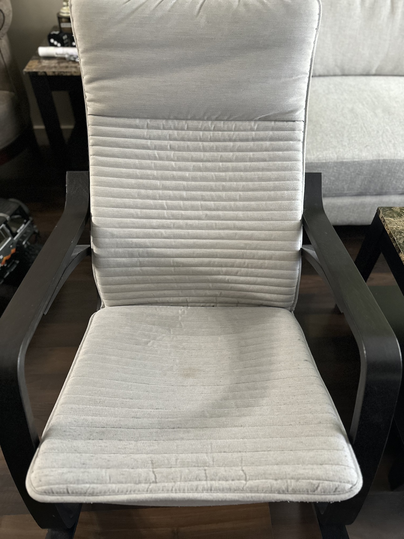 rocking chair with cushion (washable)