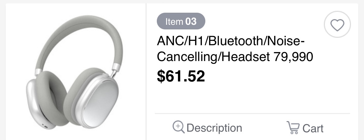 ANC/H1/Bluetooth/Noise-Cancelling/Headset 79,990 - photo 3