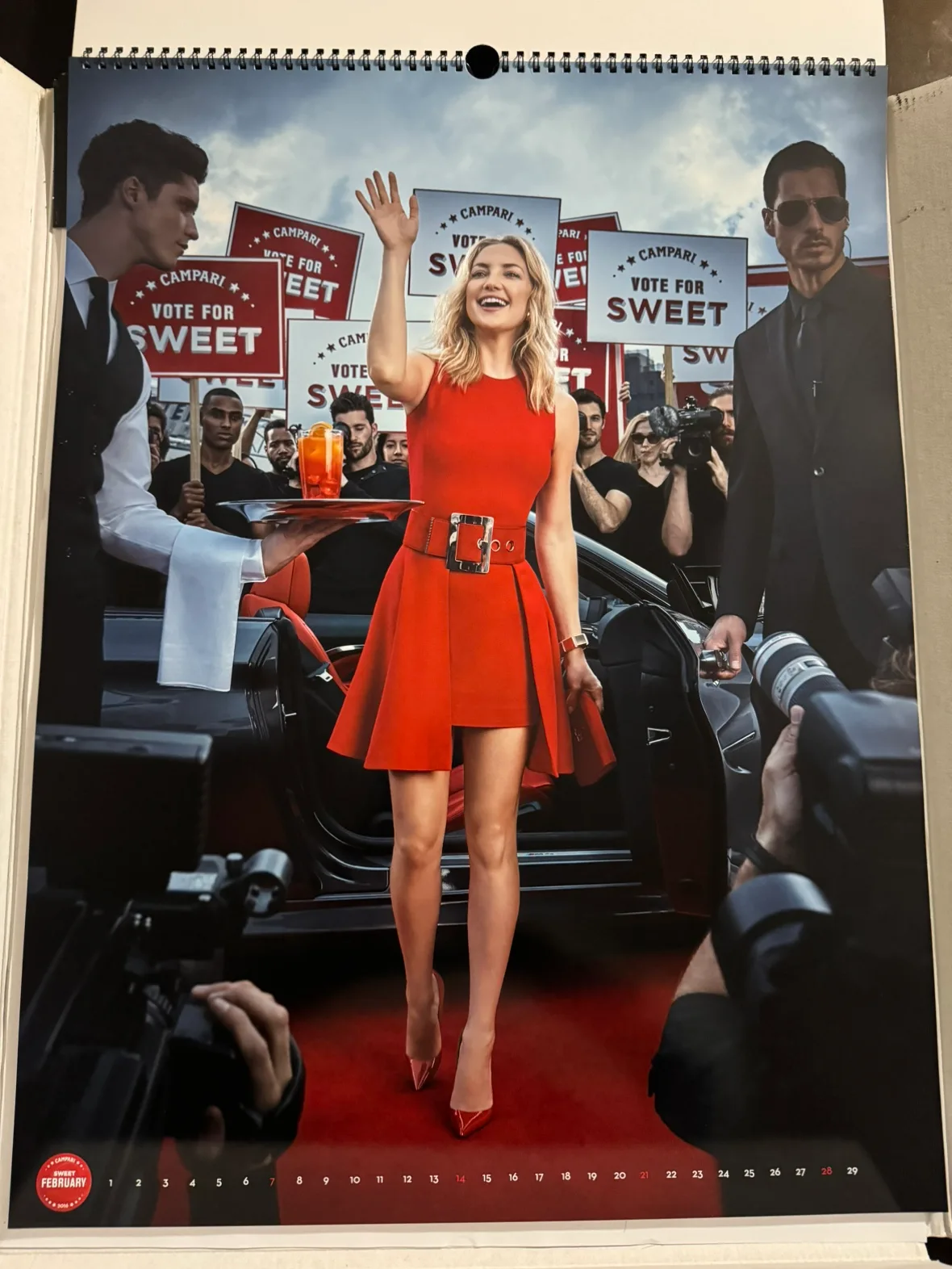 Campari Bittersweet Campaign-Kate Hudson 2016 Calendar image indicator(7)