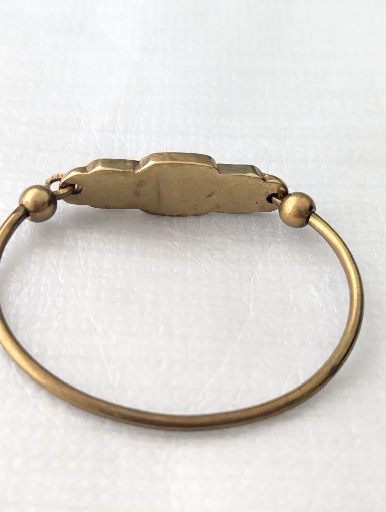 Vintage brass bracelet image indicator(3)