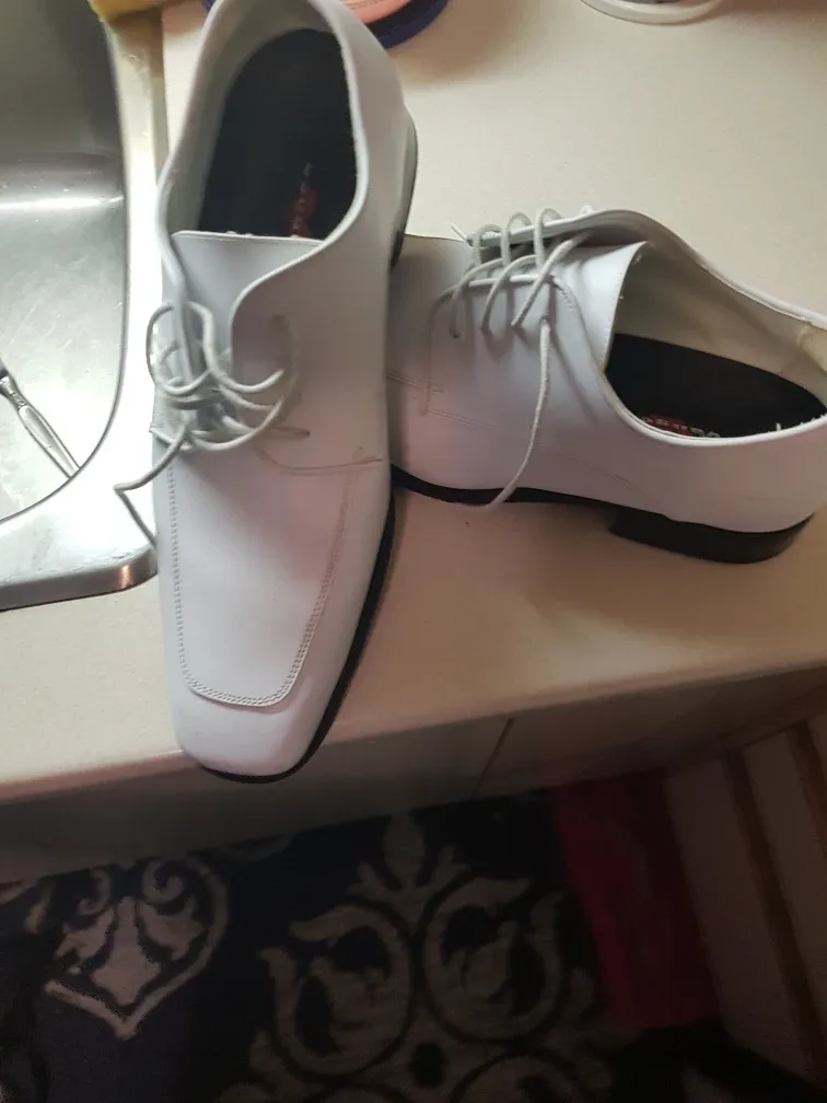 White Dress Shoes,Vangeio thumbnail