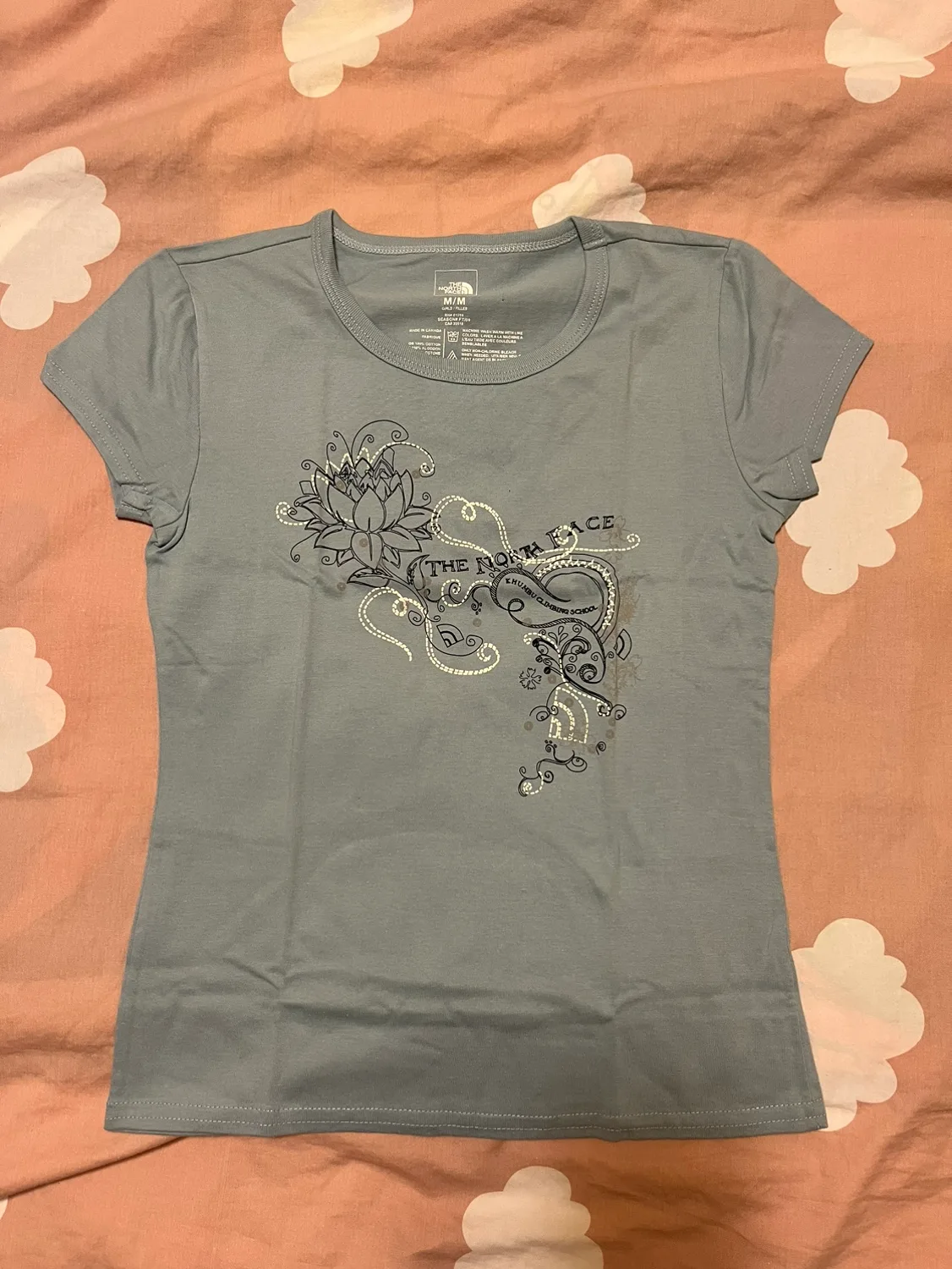 Brand new north face youth medium 100% organic cotton mad image indicator(8)