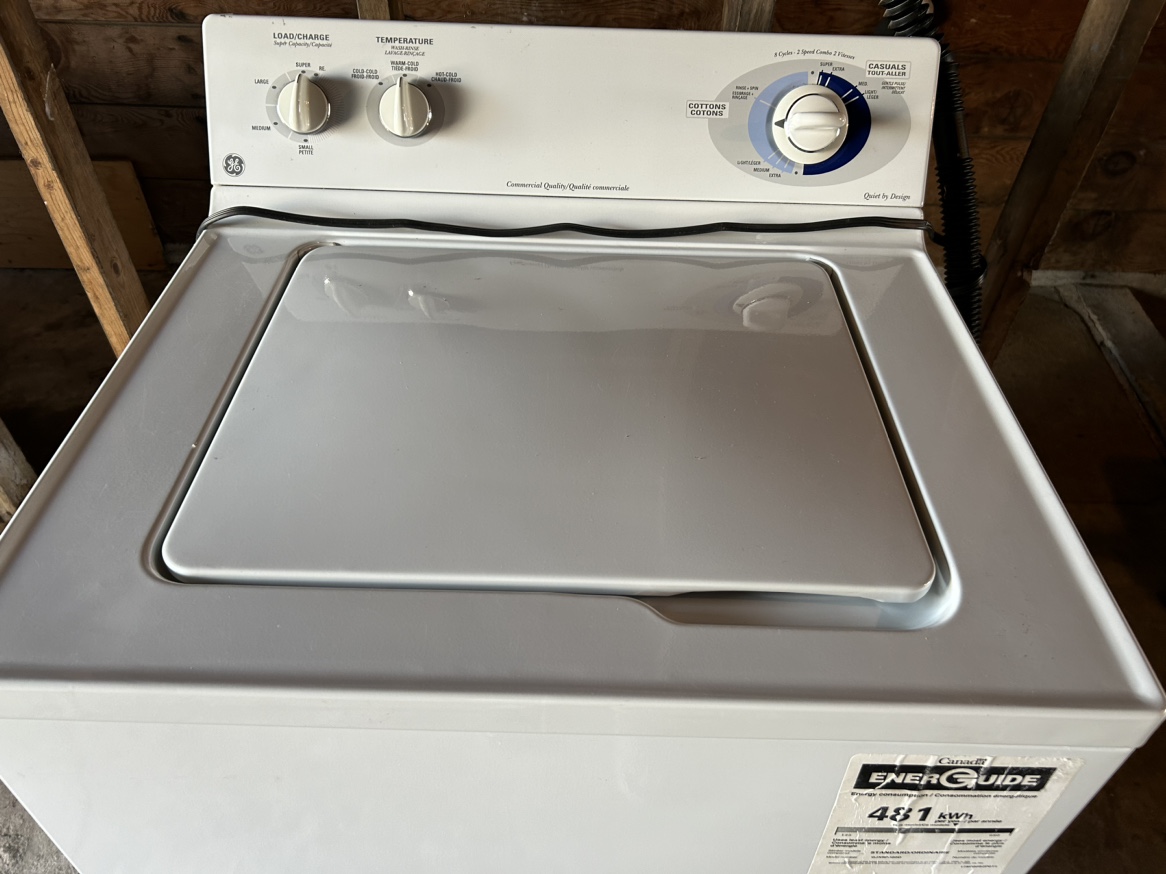 GE Top Load Washing Machine - photo 2