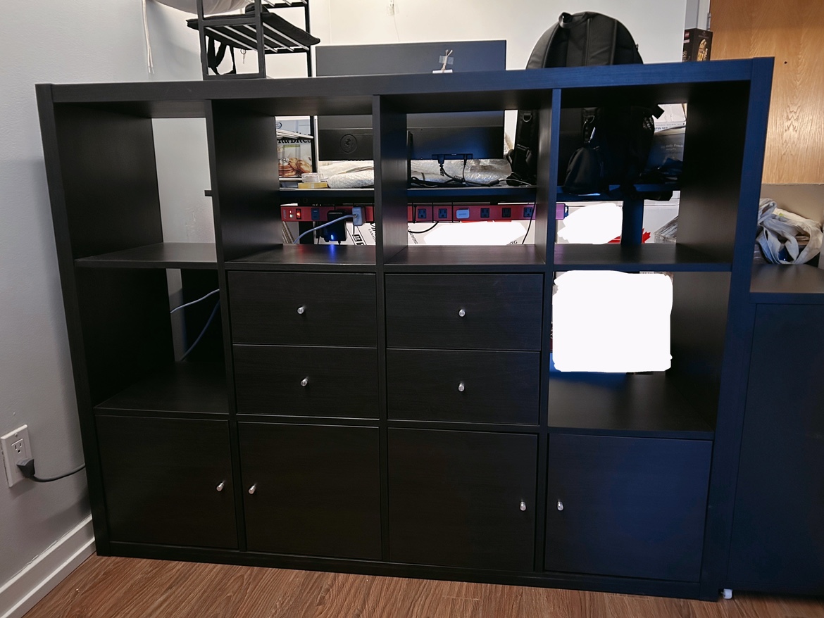 🖤IKEA Kallax Shelf Unit (includes units)