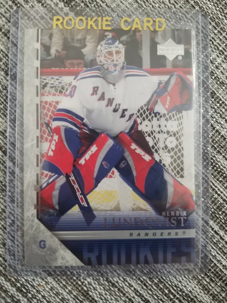 Henrik Lundqvist Rookie Card thumbnail
