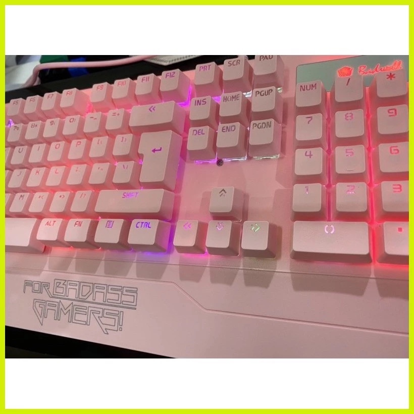 Pink Gaming Keyboard with Mouse - photo 3