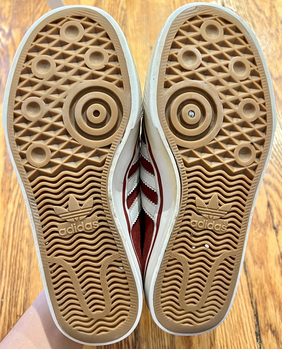 Adidas Burgundy Suede Sneakers - photo 4