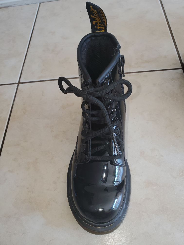 Dr. Martens Patent Boots Size 13 US-Youth - photo 2