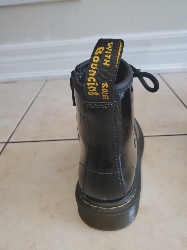 Dr. Martens Patent Boots Size 13 US-Youth - photo 4