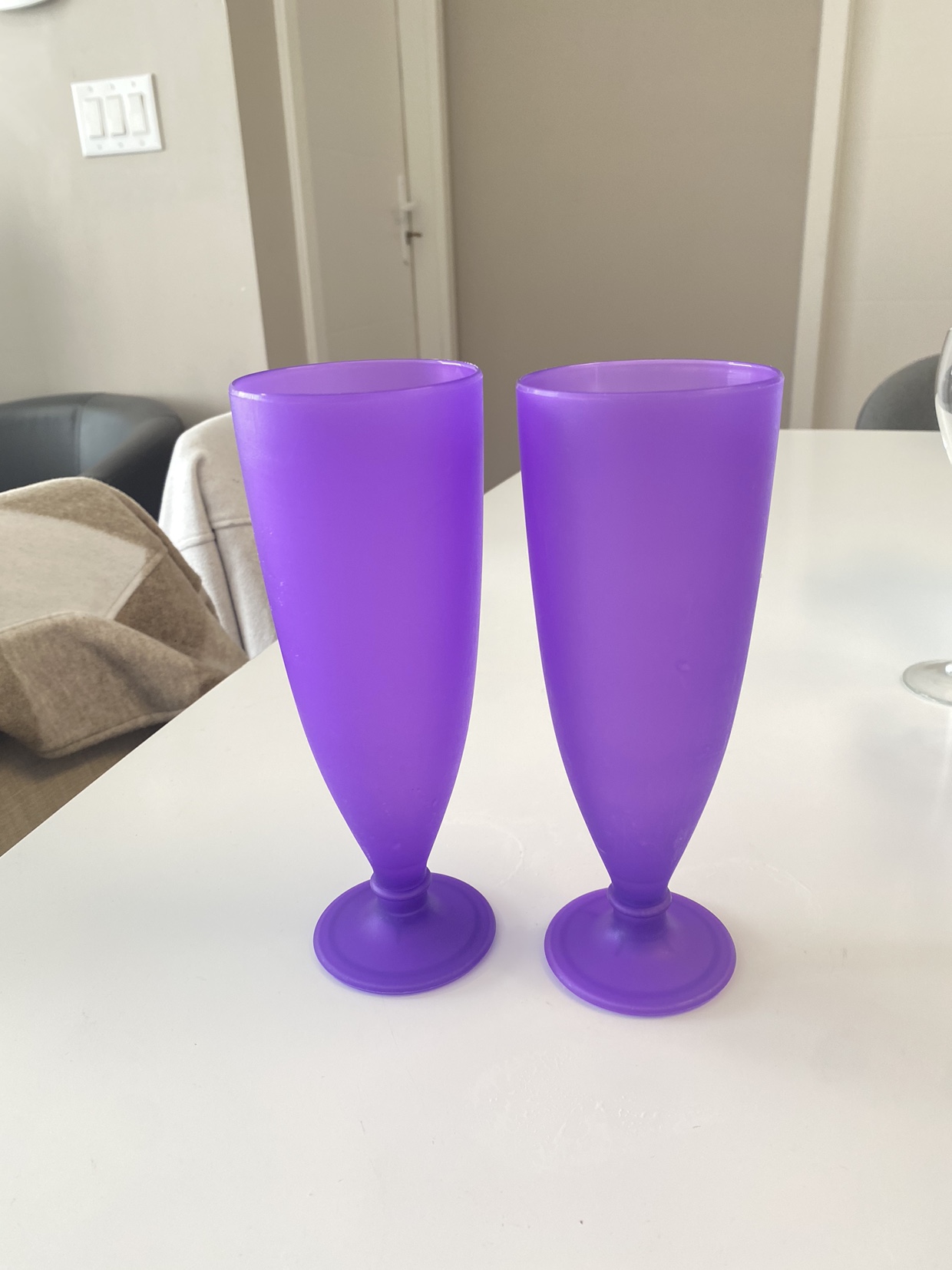 Purple Drinking Glasses