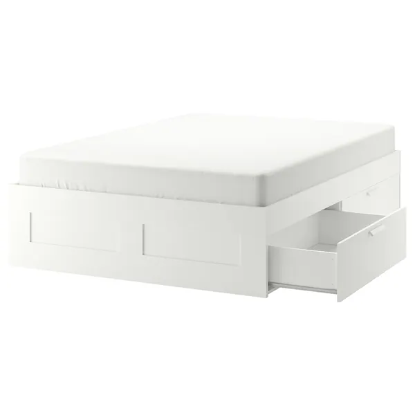 IKEA Bed Frame with Storage Drawers - photo 2