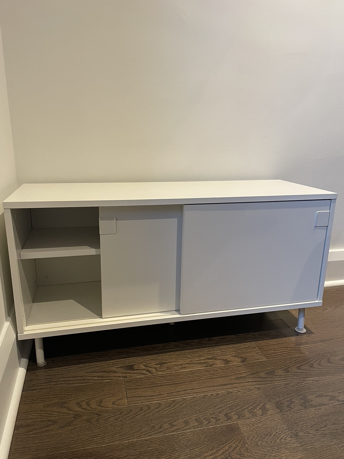 IKEA White Sliding Door Cabinet - photo 2