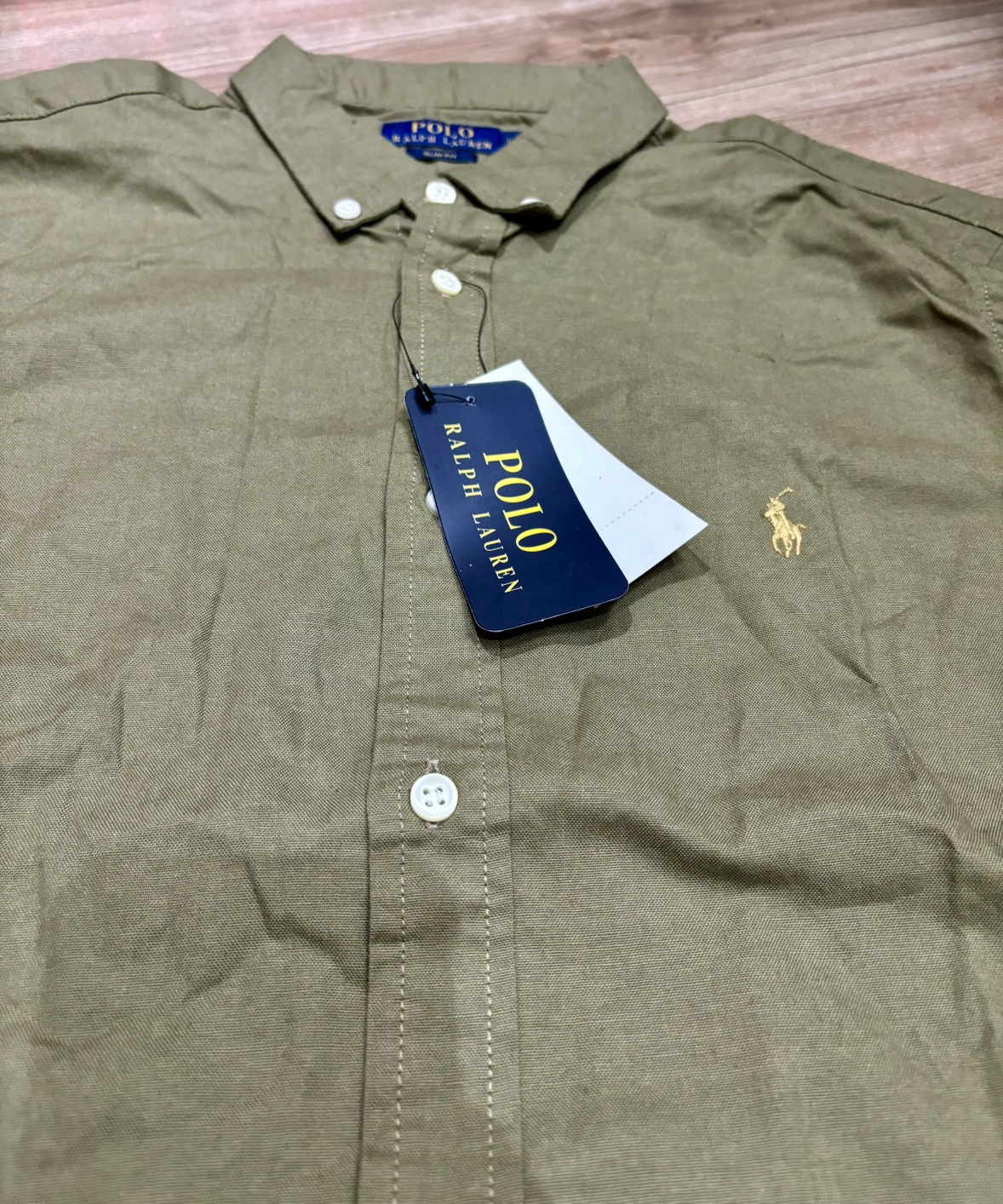 Polo Ralph Lauren Green Long Sleeve Button Down Shirt - photo 3