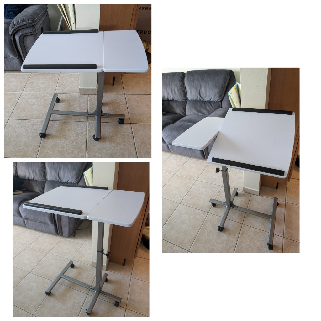 Adjustable Rolling desk