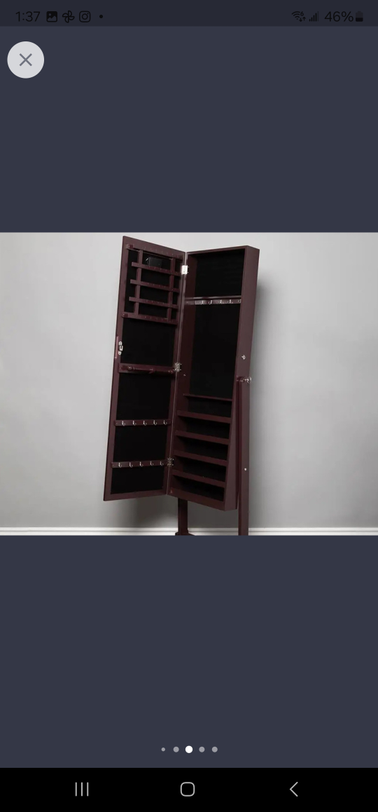 Full-Length Standing Mirror with Jewellery Organizer - photo 4