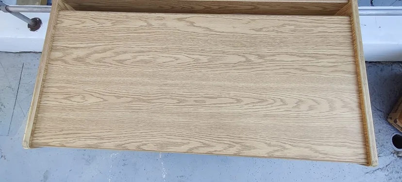 Wooden Desk with Shelves thumbnail