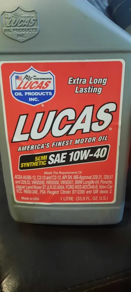 Brand New 1L. Lucas Engine Oil Semi 10w-40 image indicator(2)