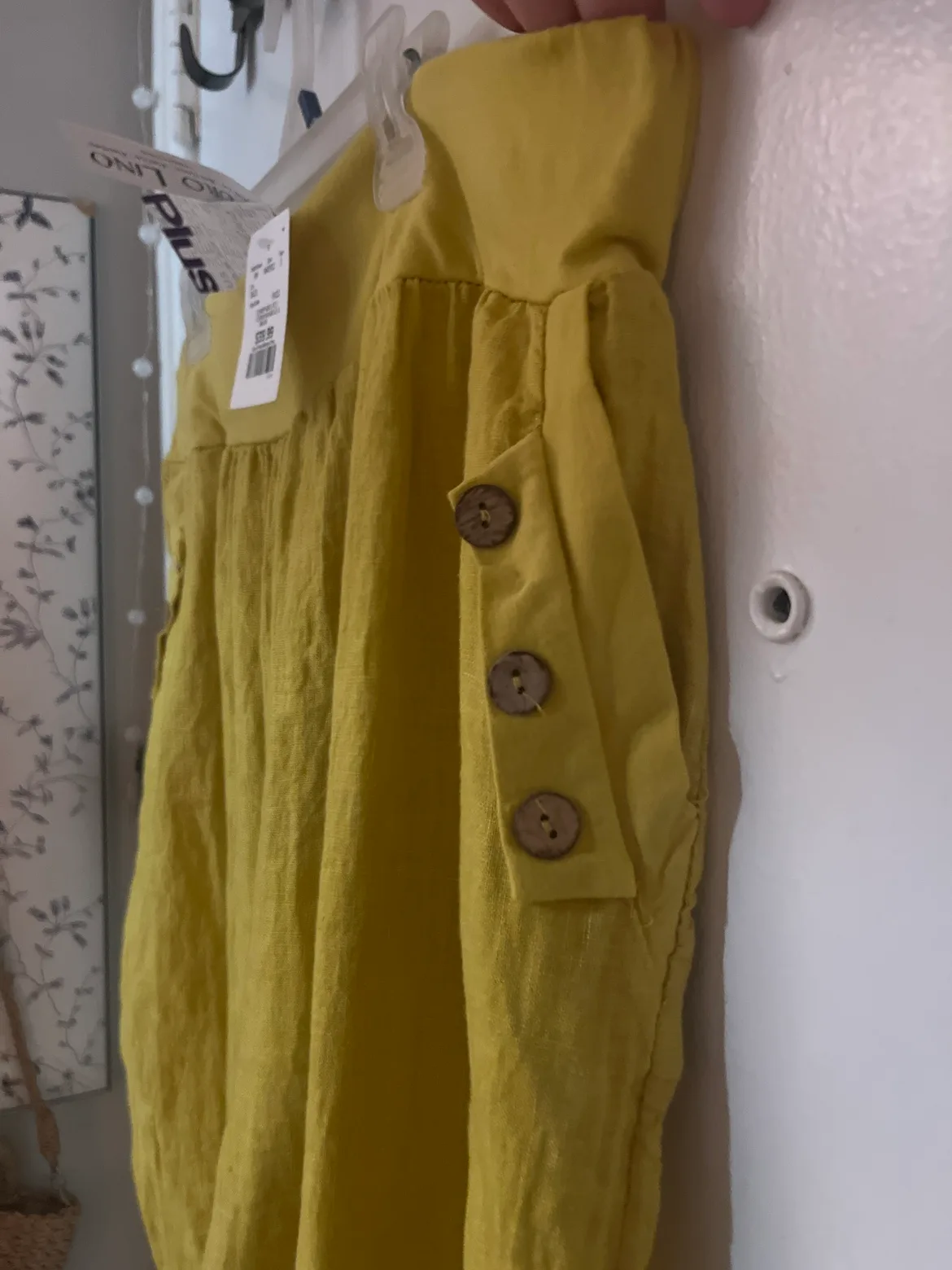 Yellow Linen Pants image indicator(2)
