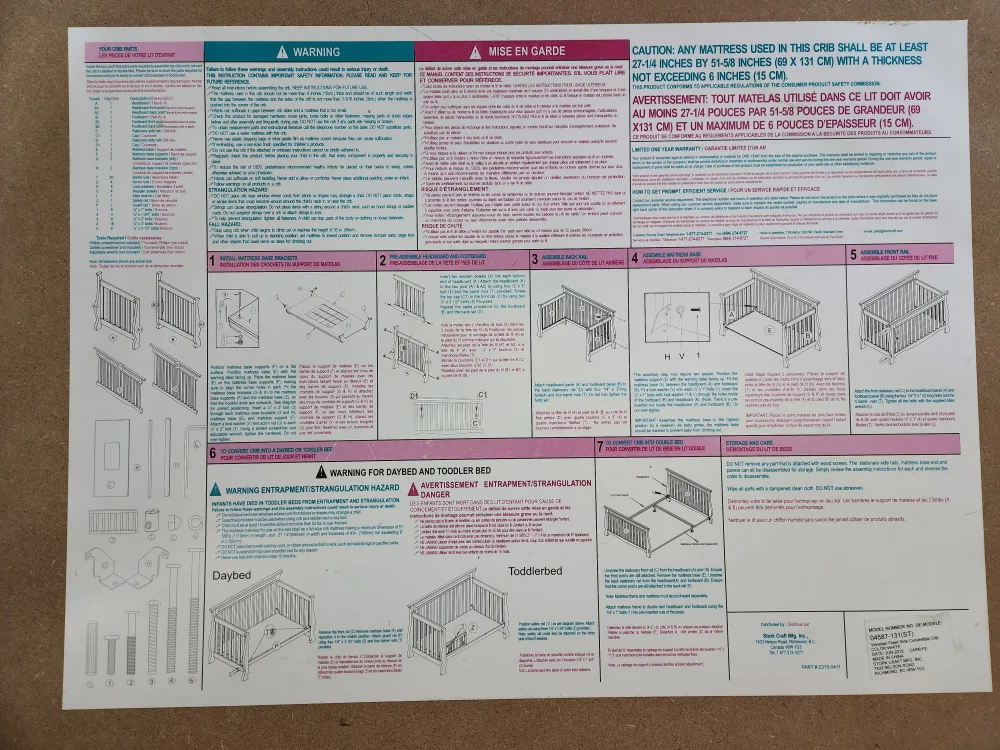 convertible crib with mattress and mattress cover 🧡 image indicator(4)
