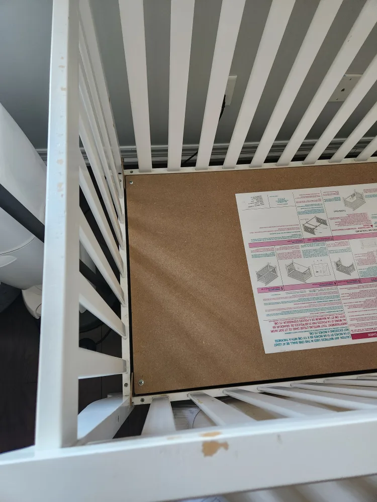 convertible crib with mattress and mattress cover 🧡 image indicator(5)