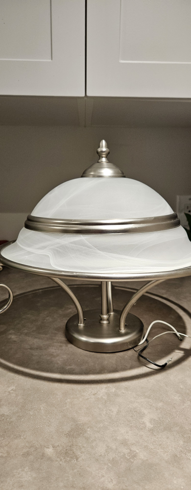 Silver Ceiling Light Fixture