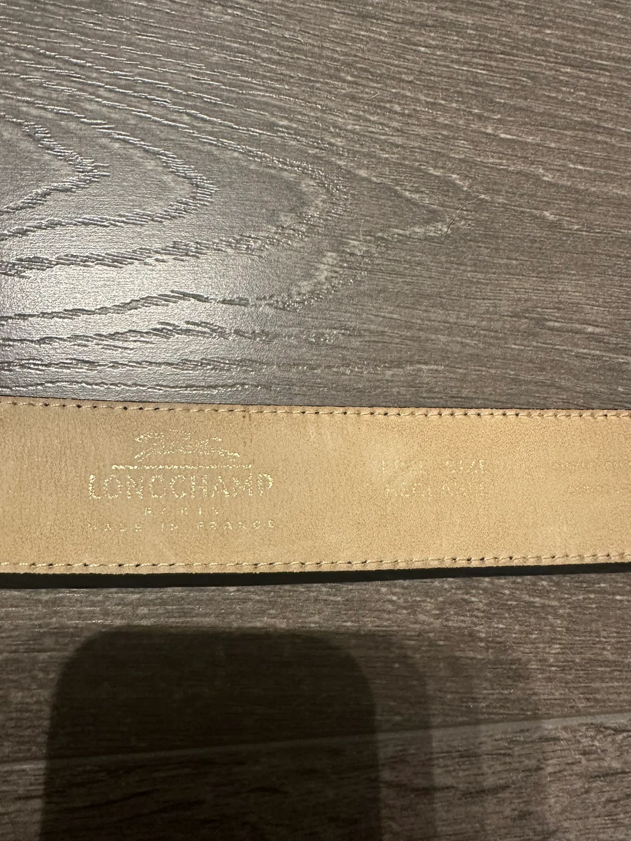 Longchamp Leather Belt navy blue image indicator(6)