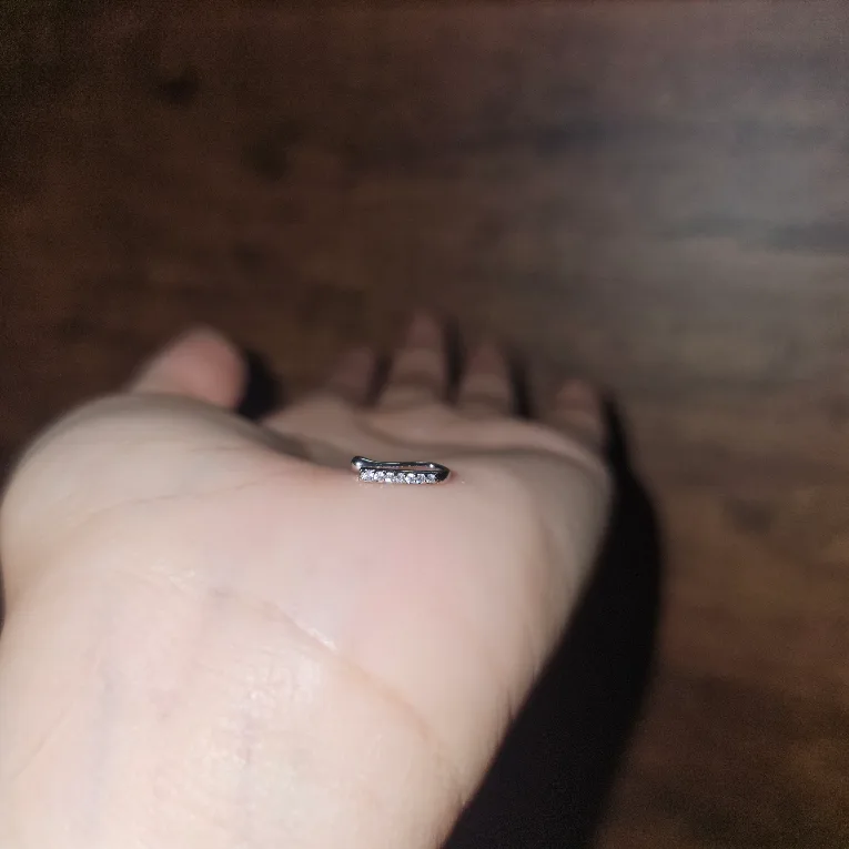 Nose Ring with White Stones image indicator(2)