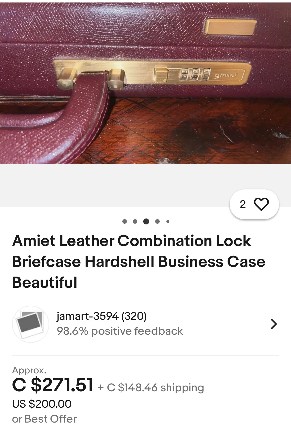 Made in Italy, Leather Briefcase image indicator(8)