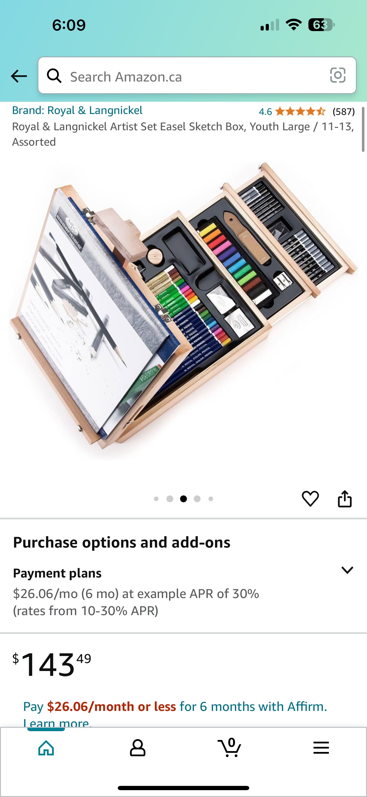 Royal & Langnickel Sketch Box set
