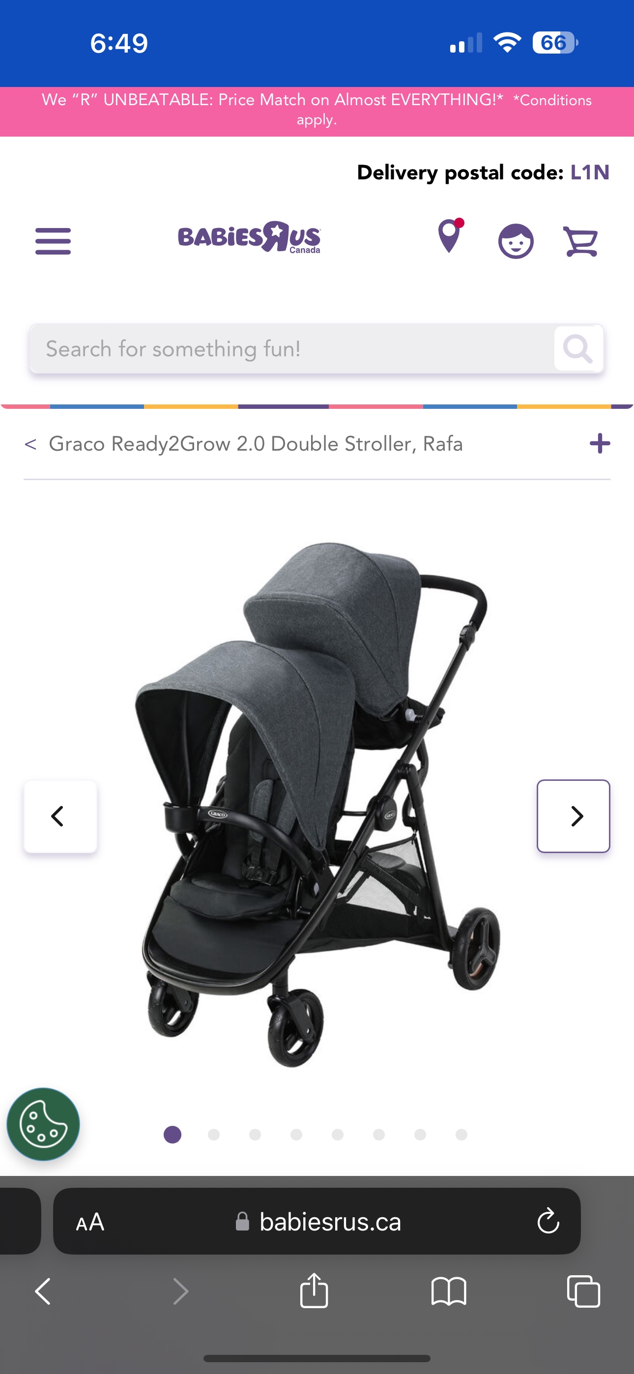 Graco Ready2Grow 2.0 Double Stroller