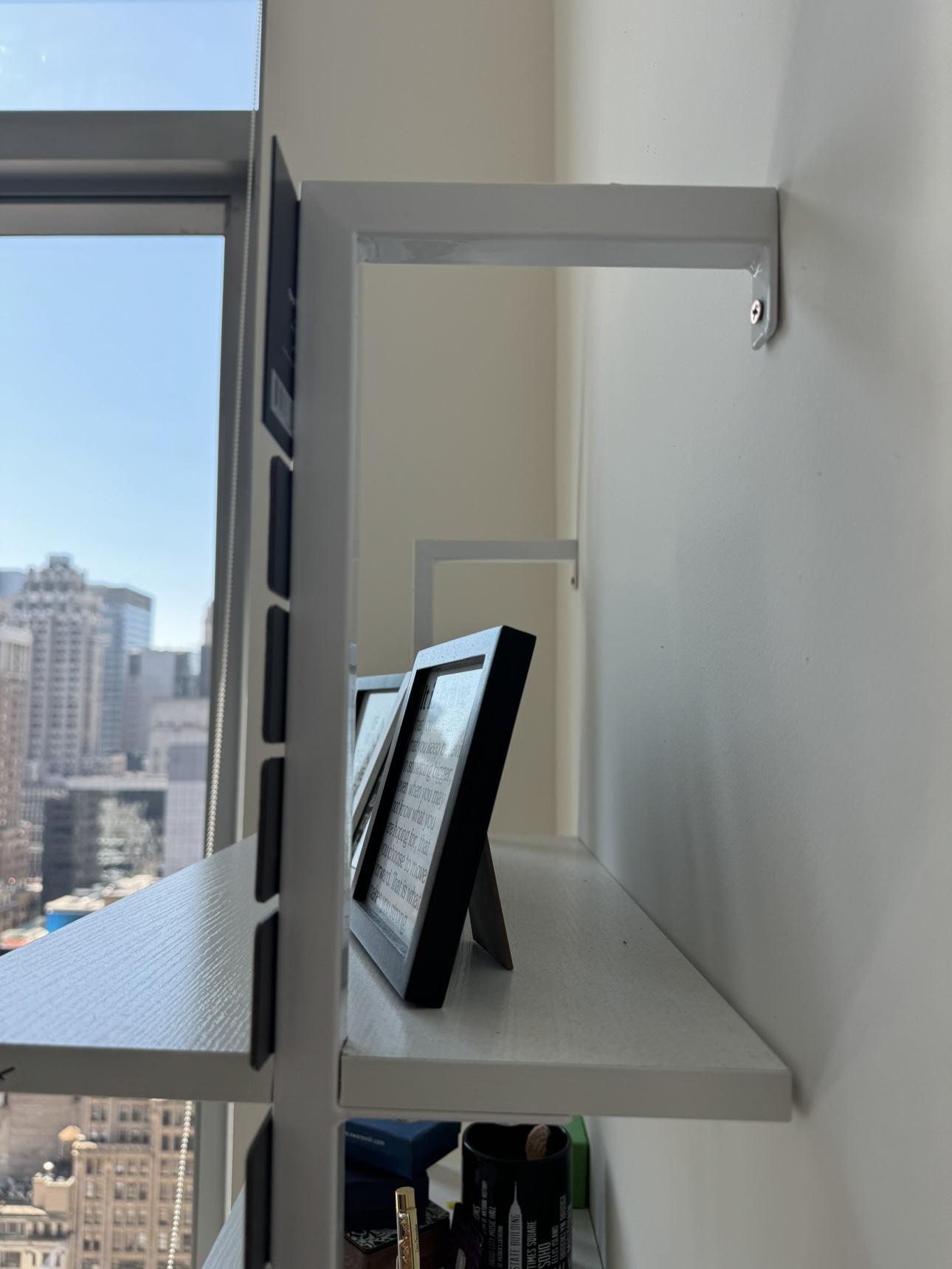 White 5-Shelf Bookcase - photo 2