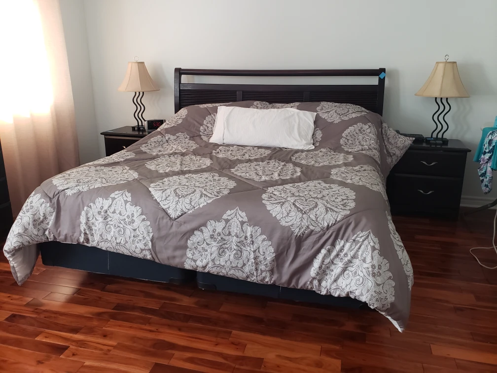 King Bed Frame & Mattress with Box Spring $200 OBO - photo 2
