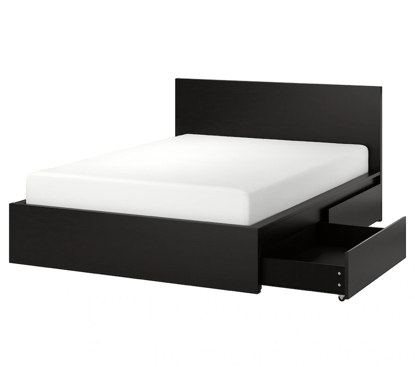Queen Size Bed Frame with Storage - photo 2