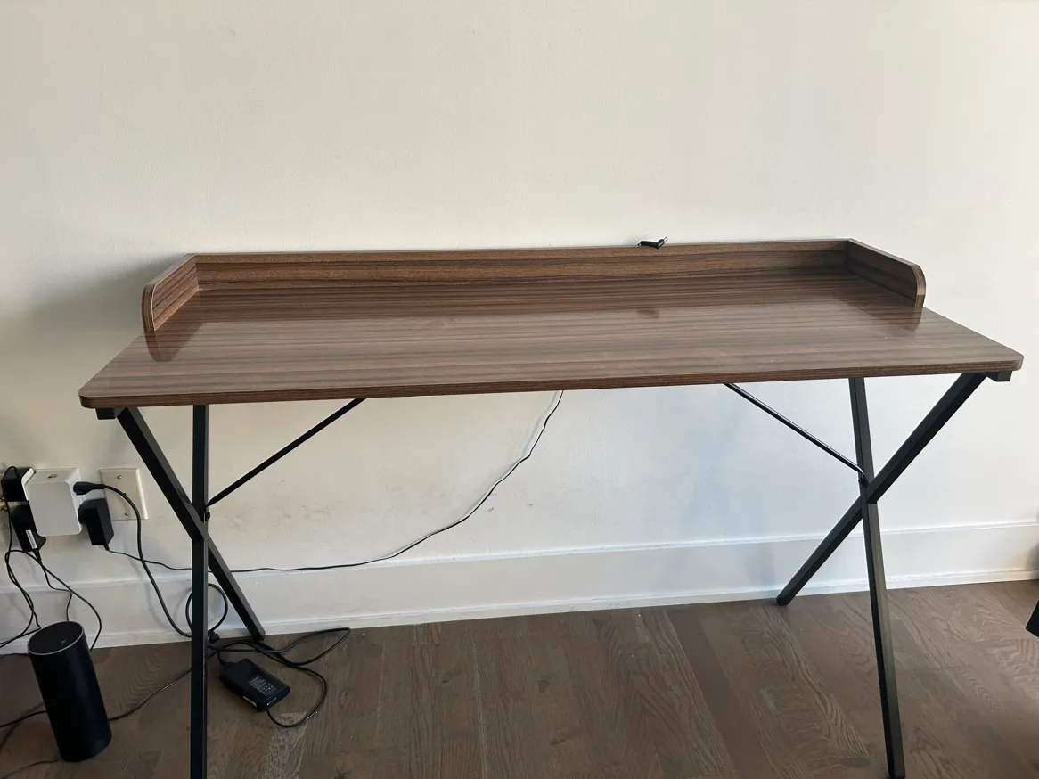 Brown Desk with Black Legs image indicator(2)