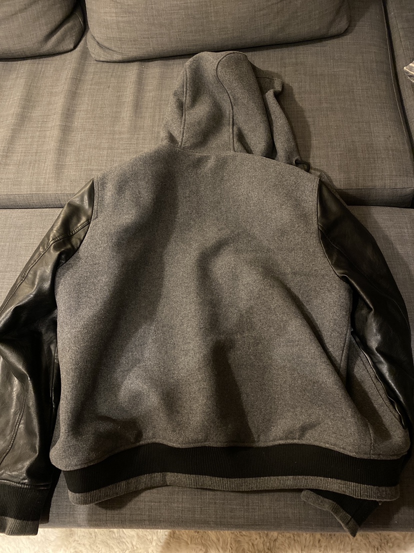 Men's Hooded Varsity Jacket - photo 2