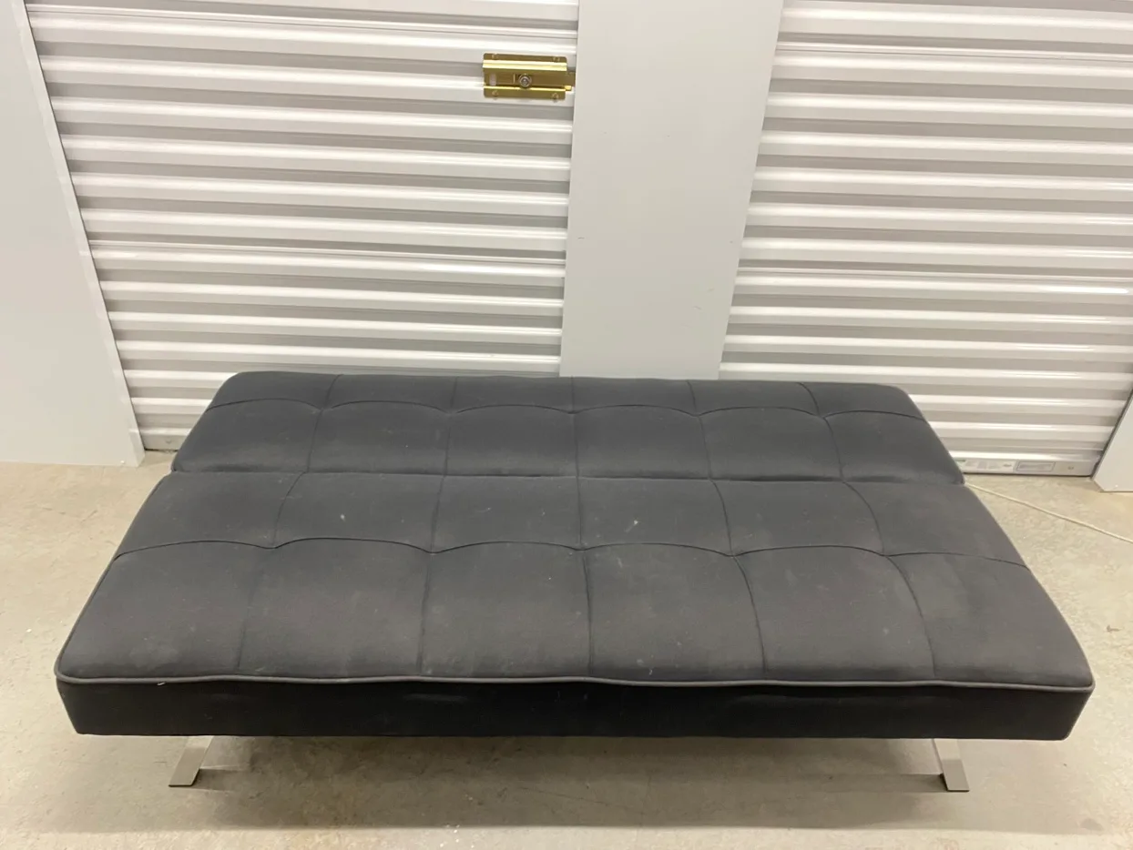 Black Futon Sofa Bed couch (delivery available) image indicator(9)