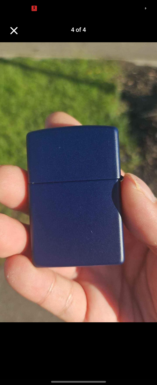 Zippo Lighter - 229 RE Navy Blue Matte - photo 4