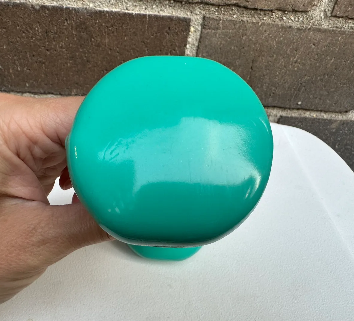 One Hand Weight 2 lbs Green Neoprene #freecycle 🧡 image indicator(3)