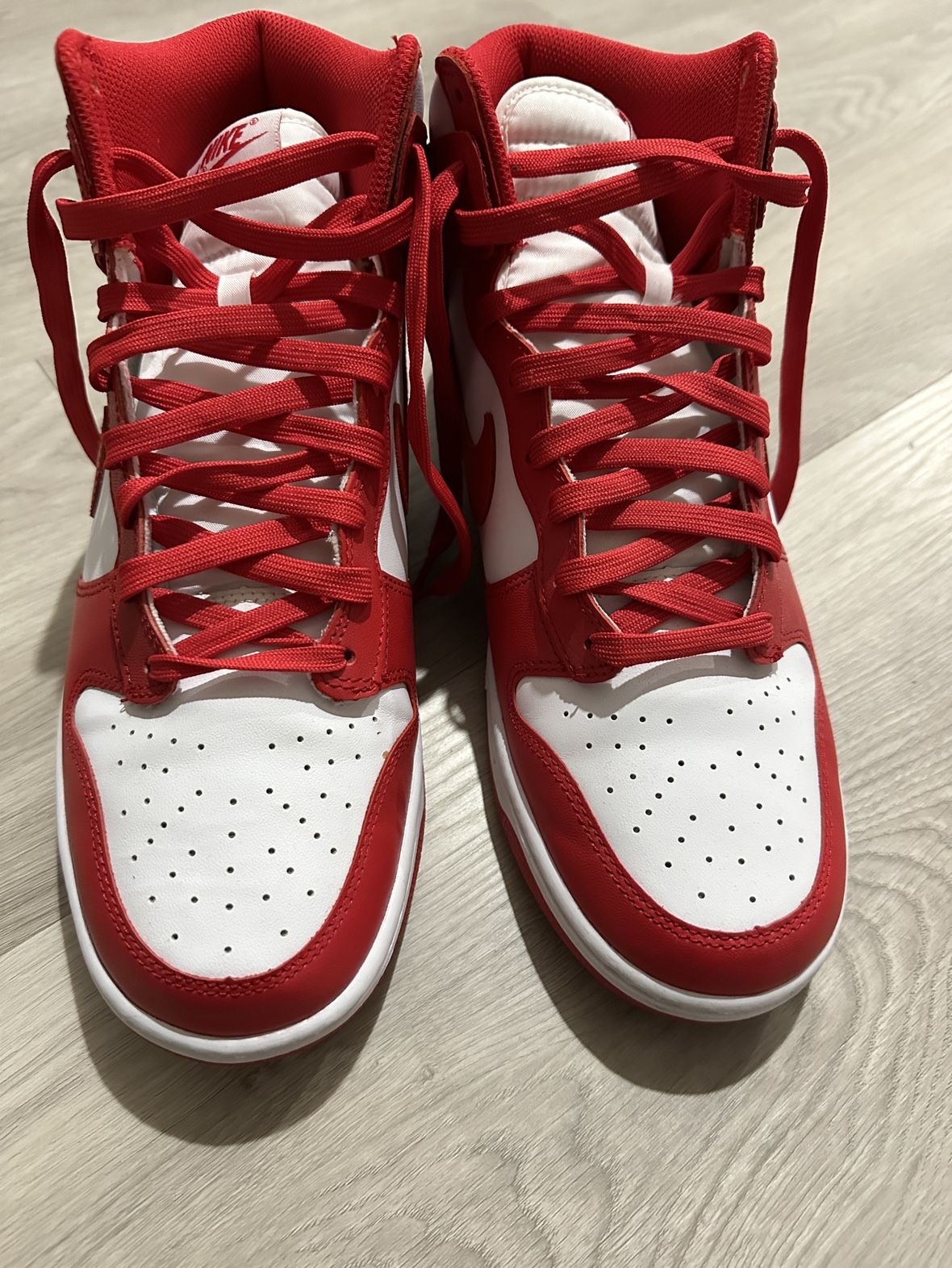 Nike Dunk High Red - photo 4