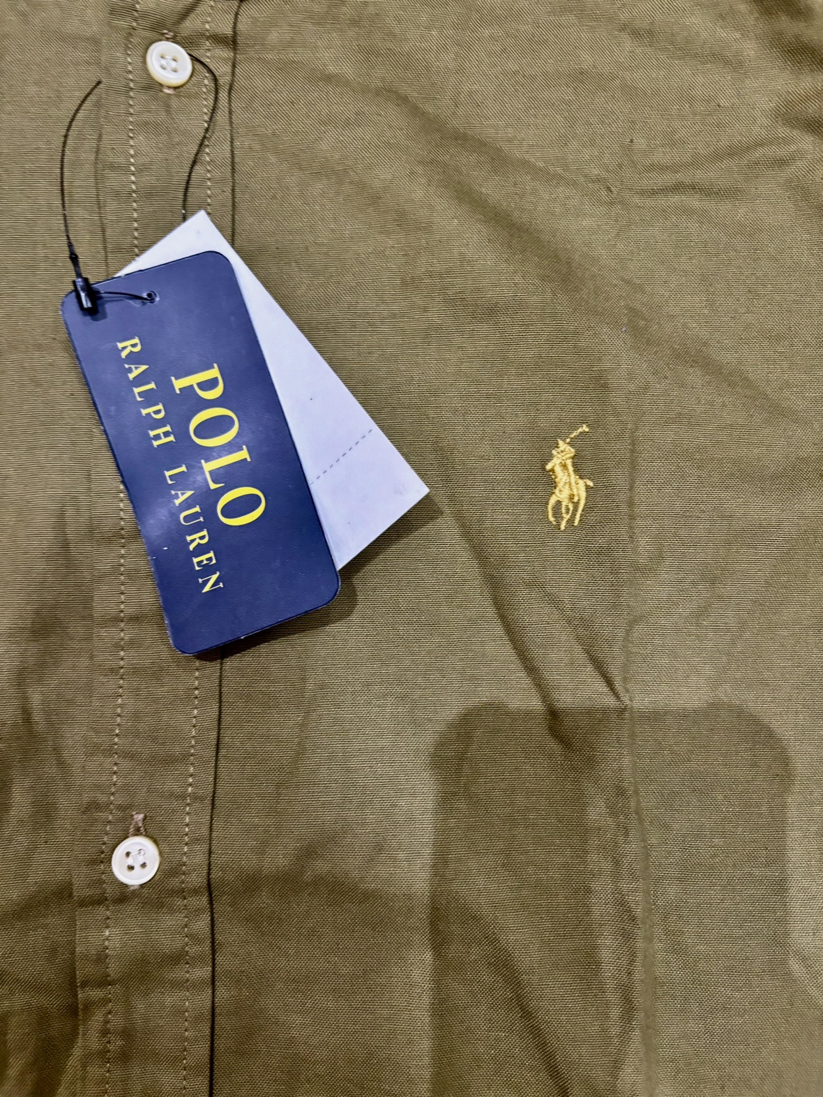 Polo Ralph Lauren Green Long Sleeve Button Down Shirt - photo 4