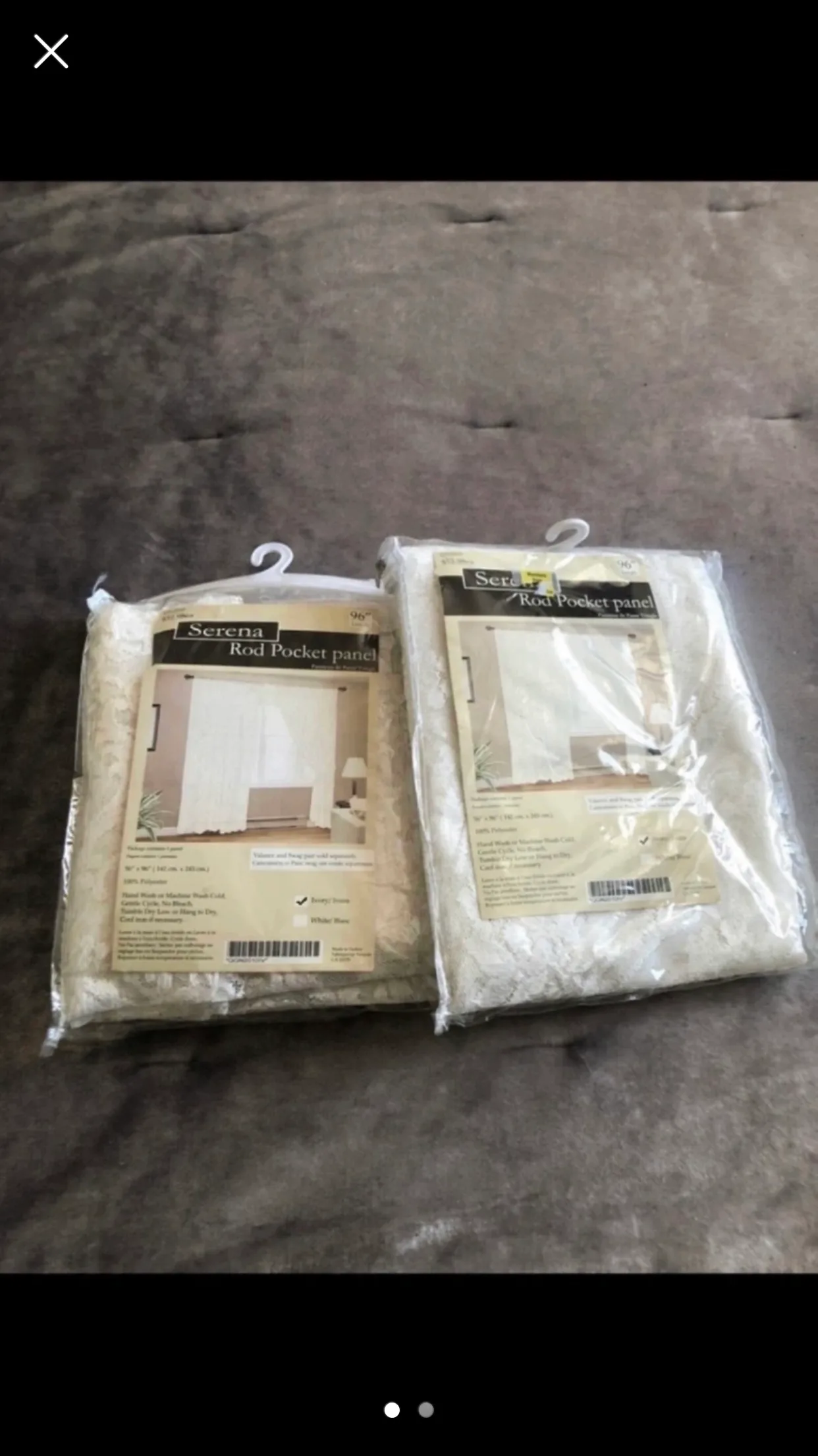 White Sheer Lace Curtains image indicator(2)