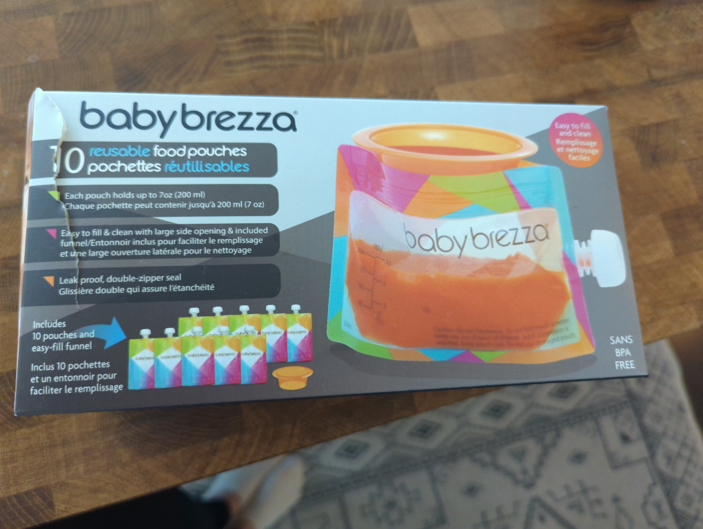 Baby Brezza Reusable Food Pouches