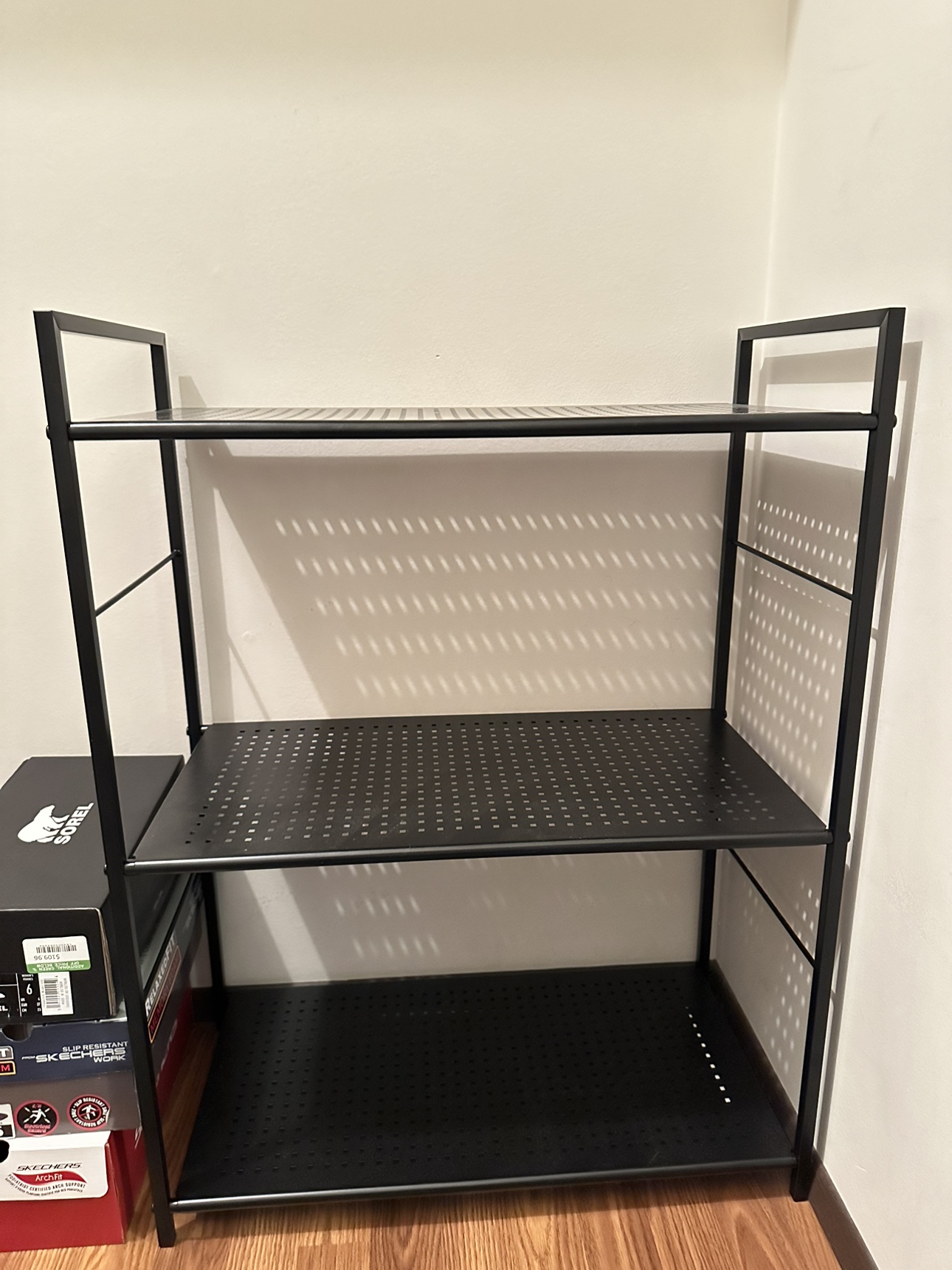 Black Metal 3 Tier Shelf