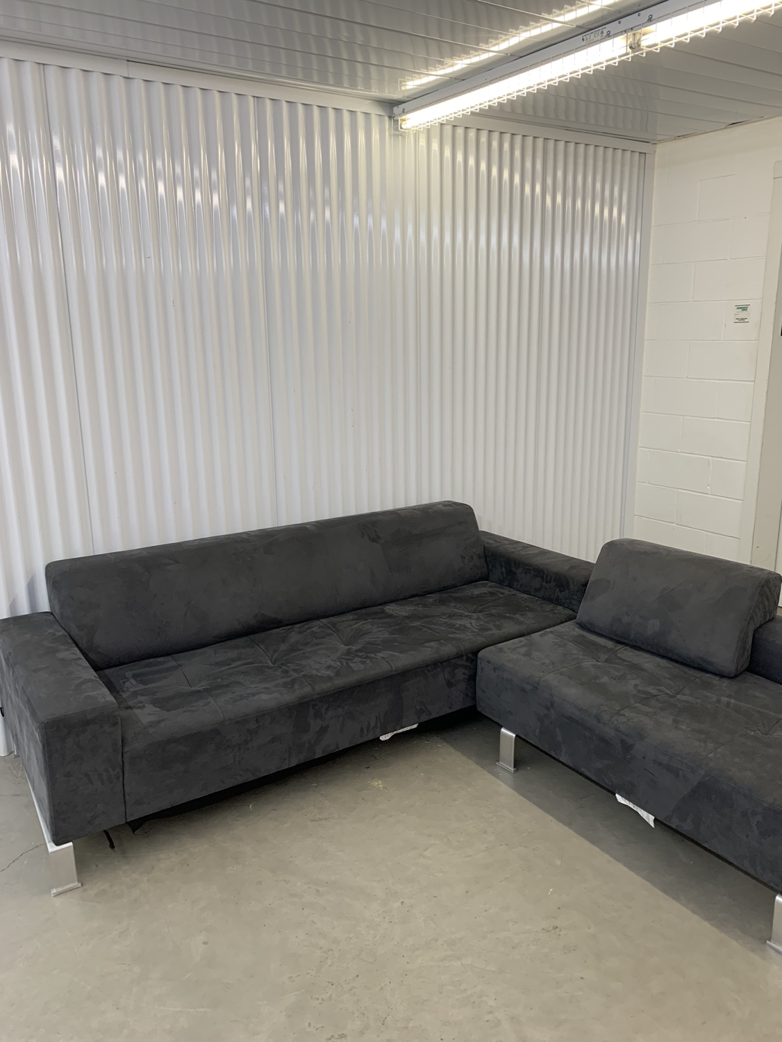 Grey Sectional Sofa - photo 2
