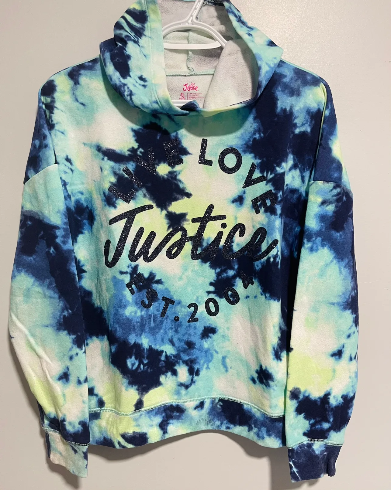 Justice Tie Dye Hoodie thumbnail