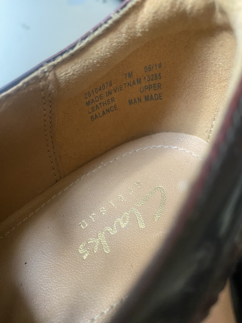 Clarks Leather Heeled Oxfords - photo 4