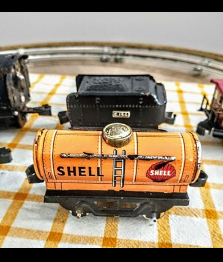 C156 Vintage Japan Litho Complete Train Set - photo 3