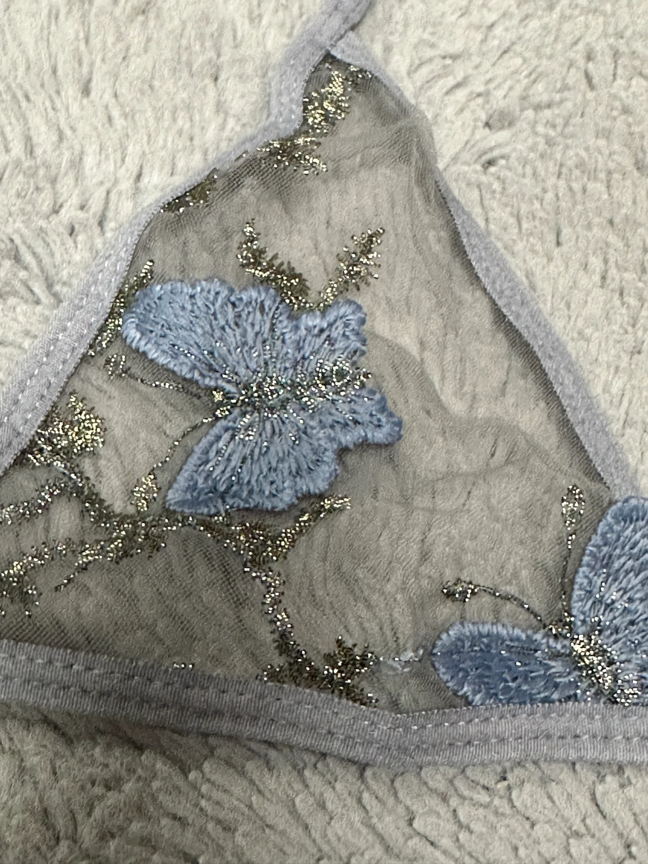 Blue Butterfly Lingerie Set image indicator(2)